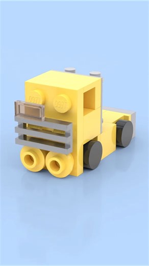 LEGO Big Rig European Micro Truck 🚛💥 Tiny Hauler, Huge Power! 🧱⚡ #legobuild #legoshorts #legomoc