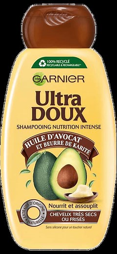 Shampoing Ultra Doux Nutrition Intense Avocat & Karité | Garnier