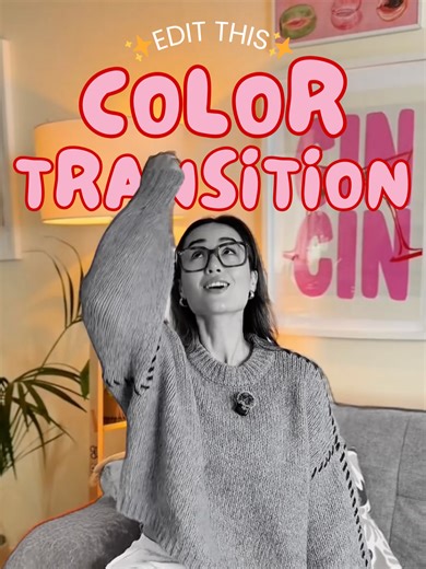 This is called the Color Transition! Here’s how to do it in CapCut 👇 • Film yourself pointing at different parts of the scene • Duplicate the clip → add it as an overlay • Apply BW1 filter to the overlay • Split at each point use Remove Background (custom) • Erase everything except what you pointed at • Clean up the last clip & you’re done SAVE this for later & FOLLOW for easy mobile edits that actually work 💬🎥 👉 If you're a beginner, JOIN my CapCut Crash Course by commenting THAT CREATOR! #