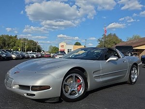 2004 Chevrolet Corvette C5 Hatchback Coupe LS1 Machine Silver for sale at The Auto Livery