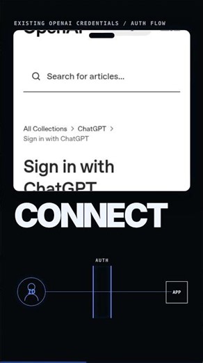 OpenAI rolls out Sign in with ChatGPT as an identity layer for apps #Shorts