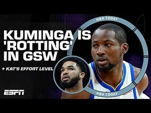 Jonathan Kuminga DEMANDING trade from Warriors 🗣️ + KAT seems 'DISENGAGED!' - Perk | NBA Today