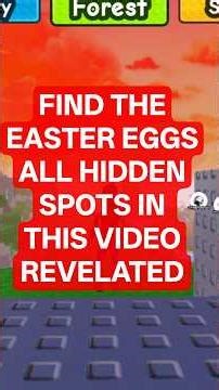 ALL Easter Eggs - FOUND! (Fastest Guide)