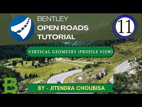 OpenRoads Designer - 11 Making of Vertical profile/geometry