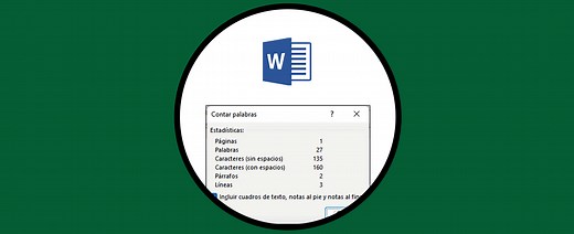 Contar Caracteres Word sin o con espacios ✔️ Contar Letras Word