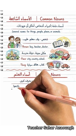 ‏Common & Proper Nouns 🔥 أسهل شرح…
