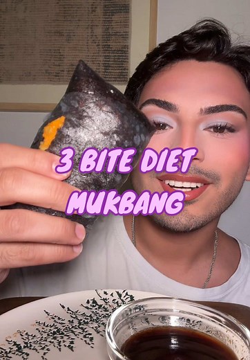 3 Bite Diet Challenge with Buldak Spring Rolls!