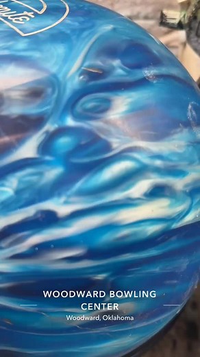 Repaired Bowling Ball with New Plug Holes