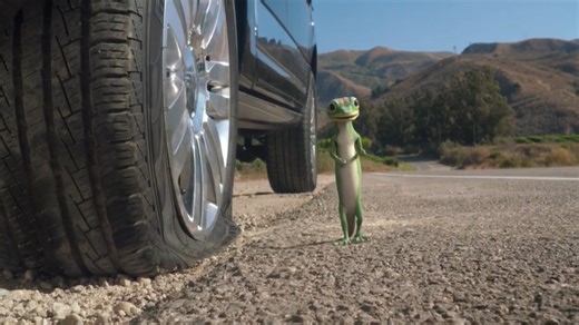 GEICO Gecko Flat Tire Commercial (2012/2021)