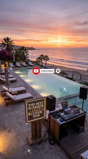 Sunset & Beach Lounge Music Summer Jazz Covers 2026 ☕Smooth Café for Relaxation & Sunset Vol. 7