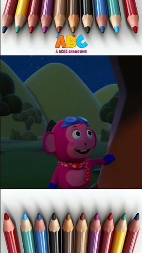 Color Song 🎨 Chanson des Couleurs #shorts #comptinebebe #kidssongs