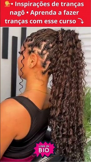 👉Trança nagô passo a passo, Curso tranças online • Aprenda a fazer tranças com esse curso | #cabelo