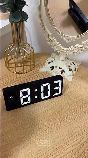 ⏰ This Smart Alarm Clock Will Surprise You 😳 #electronicslovers #smartclock #smartgadgets #hometech