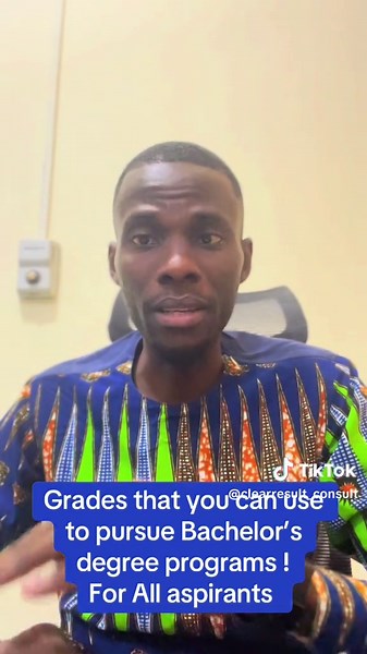 Grades Required for Bachelor's Degree Application