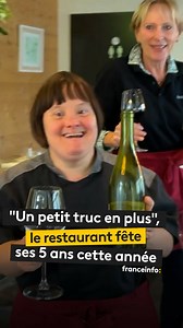1.6M views · 43K reactions | En Alsace, un restaurant inclusif nommé “Un Petit Truc en Plus” fête son cinquième anniversaire. Il emploie des personnes en situation de handicap entourées par les chefs et des bénévoles. | Franceinfo | Facebook
