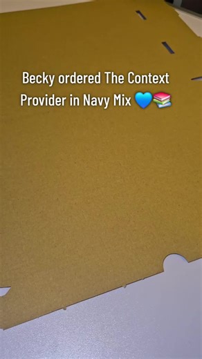 Becky ordered The Context Provider in Navy Mix 💙📚 this is my Small Bookish Bundle 📚💙 thank you so much for your order @Becky 🫶📚 I hope you enjoy your order 📚💙 #bookish #bookishtiktok #booktok #bookloversoftiktok #stationery