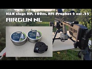 RTI Prophet 2 PCP air gun with H&N slugs at 100m. Do they beat the JSB Knockouts?