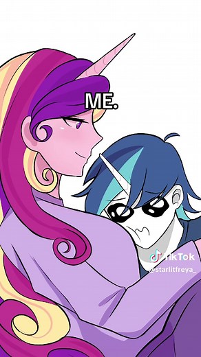 Cadance and her two babies 💖 #mylittlepony #cadancemlp #cadance #shiningarmormlp