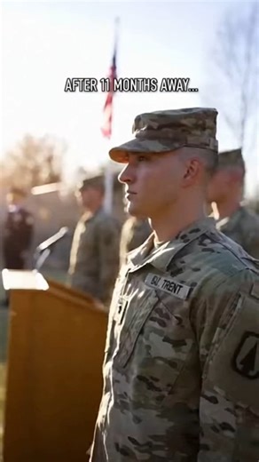 “Eyes locked forward. No movement.” The Sergeant’s command was firm. We stood in formation. The General addressed us. Families filled the sidelines. Then I caught a glimpse of gold moving fast. My heart jumped. No way. He was supposed to be halfway across the world. The Golden Retriever ran past the line, nose working, ignoring voices, following instinct. He passed one soldier. Then he stopped in front of me. Looked up. Everything else disappeared. The Army. The rank. The rules. I knew what brea