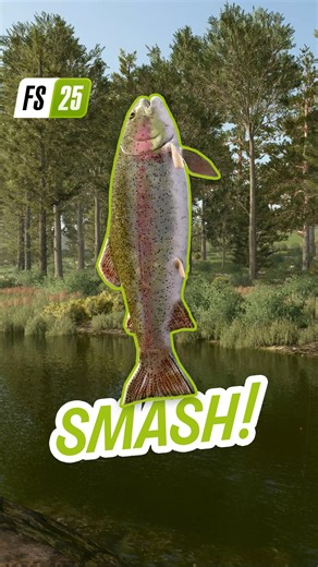 Farming Simulator | Official Channel on Instagram: "That catch was a big one in FS25! 🐟 #farmingsimulator #meme #virtualfarmer"