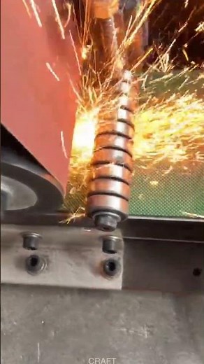 Metal Polisher in Action: Grinding & Smoothing Metal Parts Demo