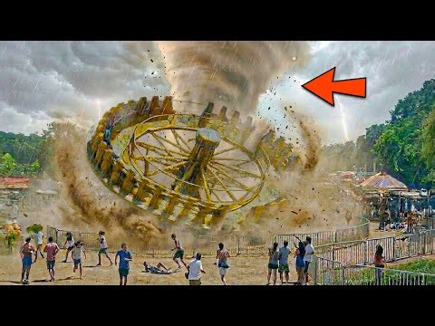 Scariest Tornado Moments Ever Caught On Camera - Monster Tornado Compilation!