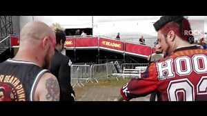 #FlashbackFriday - walk on stage with Five Finger Death Punch at Reading Festival 2016! We're headed back to the UK soon! More info 👉 fivefingerdeathpunch.com/#tour. 👊💥 | Five Finger Death Punch