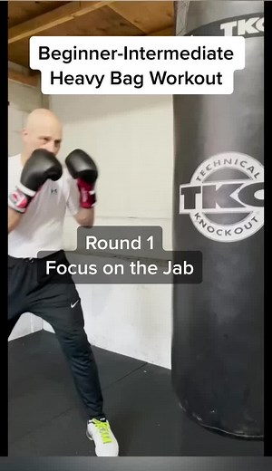 Beginner-Intermediate Heavy Bag Workout