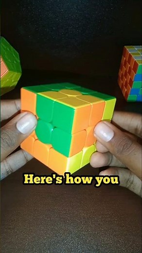 Here's How you make My favorite Rubik's Cube pattern.🥰🔥 #shorts