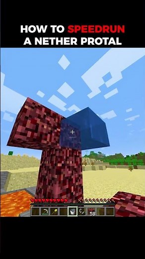 how to speedrun a nether portal
