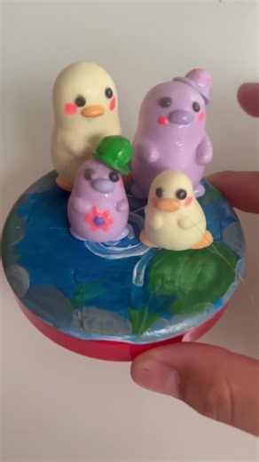 DIY craft to do with ice breakers #CUTE #clay