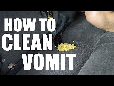 How to Clean Up Vomit in Your Car