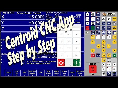Make your own CNC Applications with the Centroid CNC12 APi, Power Feed App example step-by-step!