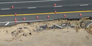 California's iconic Pacific Coast Highway being repaired after damage from atmospheric rivers