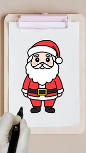How to Draw Santa Claus | Step-by-Step Tutorial #drawsanta #christmasart #holidaydrawing #howtodrawsanta #stepbysteptutorial | Whizk ART