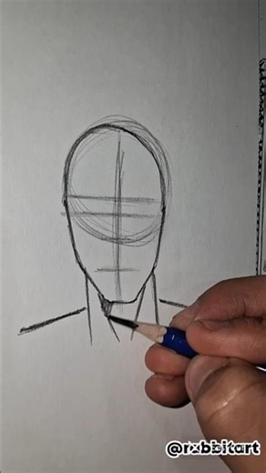 How to draw Anime face ✨️ 🔥 #sketch #animeart #art #trending #draw #shorts #face