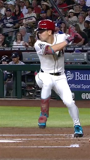 I am speed. ⚡️ ️ Corbin Carroll shows off the wheels with the fastest home-to-third time in the Majors this season. | MLB