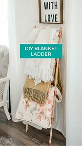 I built a stunning copper pipe blanket ladder from scratch! I LOVE how this DIY turned out, and a few years later this decorative ladder is still holding strong. Let me know if you'd try this DIY, and you can find the full tutorial for my copper pipe & dowel blanket ladder on my blog (or comment LADDER and I'll send you a clickable link to the tutorial): https://thediymommy.com/diy-blanket-ladder-from-copper-pipe-dowels/ #thediymommy #diydecor #diyprojects #blanketladder #falldiy #falldecor #diy