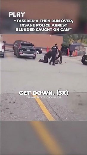 Tasered & Then Run Over, Insane Police Arrest Blunder Caught on Cam
