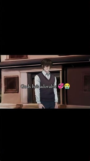 My friend make this while playing my visual novel #indiedev #digitalart #visualnovel #romance