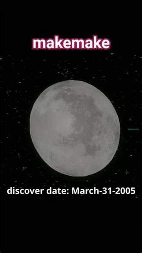 makemake 4th largest tno beyond neptune #shorts solar system