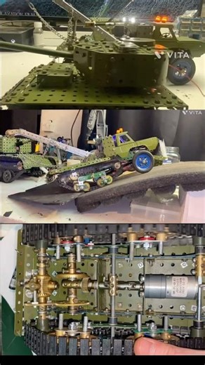 Meccano Models #meccano #engineering #mechanical #rccar #rccar #rctoys #rctank #tanks #howto #arts