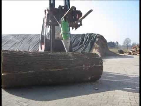 Holzspalten extrem - DORN-TEC Kegelspalter im Praxiseinsatz