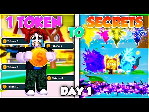 🤑TRADING From 1 TOKEN To SECRET PETS [DAY 1] & This Happened in Clicker Simulator