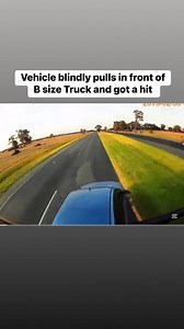 26K views · 91 reactions | Vehicle blindly pulls in front of B size double truck !credit to dash cam driver for sharing this video . #dashcamera #viralvideoシ #truckerlife #viralreelsシ #dashcamvideos #trucker #dangerousdriving | Exploring the World | Facebook