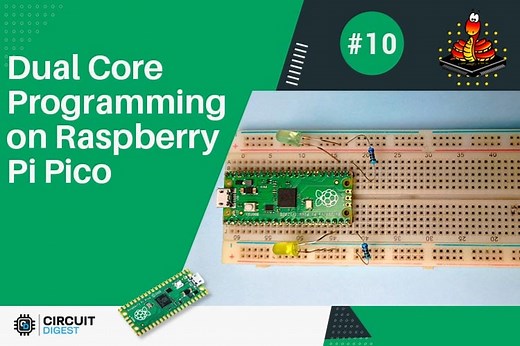 Dual Core Programming on the Raspberry Pi Pico using MicroPython