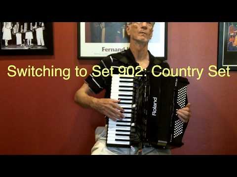 Set Demonstration: Roland FR-3x Virtual Accordion