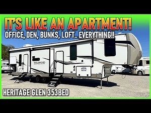 BEST Rear Den I've EVER SEEN!! 2022 Wildwood 353BED