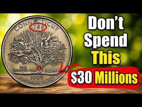 1999-D Connecticut Quarter Value 💰 Rare Errors Worth $10,000+? Check Your Coins Now!