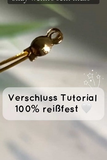 Kettenverschluss Tutorial: Kreativ mit Perlen arbeiten